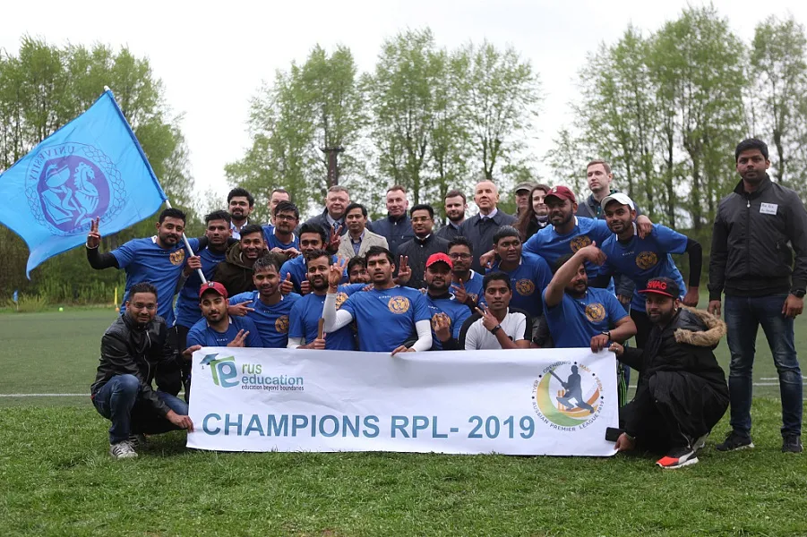 Победа команды Тверского медицинского университета в дебютном турнире Российской премьер-лиги по крикету