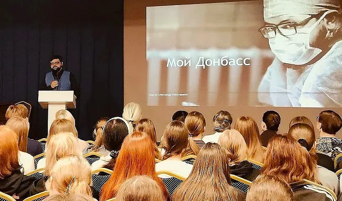 Встреча актива СПК «Я горжусь» и врача-волонтера А.Н. Шарова с учениками православной школы