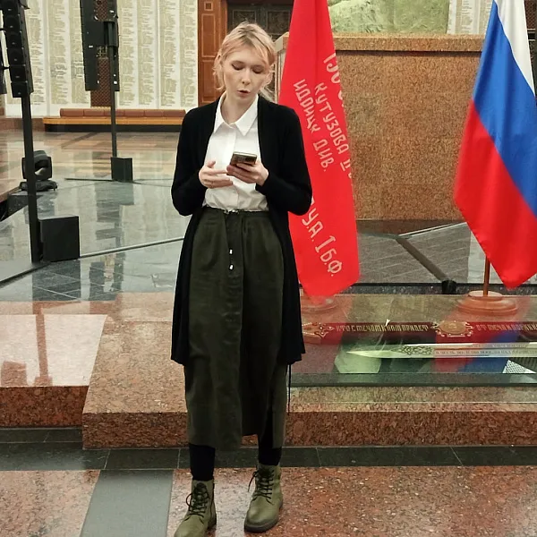 Активисты клуба «Я горжусь!» ТвГМУ провели патриотическую акцию на Поклонной горе - фото 5