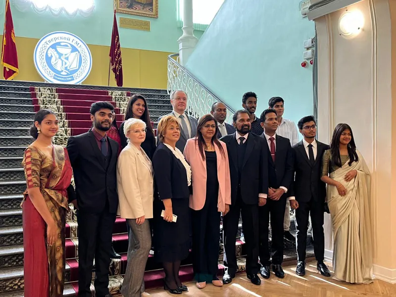 Тверской ГМУ посетила делегация из Шри-Ланки