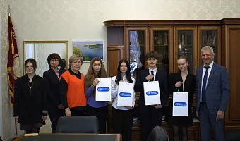 Ректор ТвГМУ встретился с гимназистами – победителями Всероссийских конкурсов