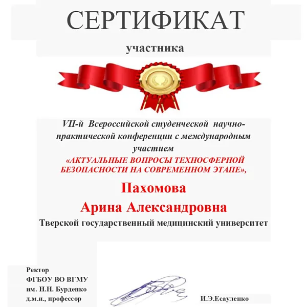 VII Всероссийская студенческая научно-практическая конференция "Актуальные вопросы техносферной безопасности на современном этапе". Итоги - фото 7