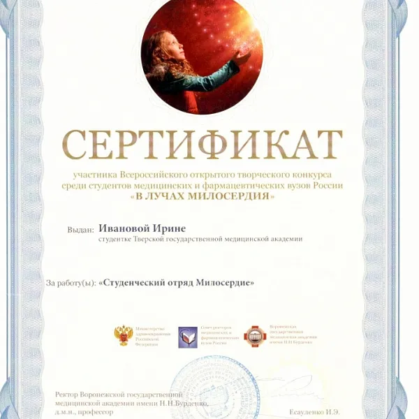 Результаты конкурса «В лучах милосердия» - фото 1