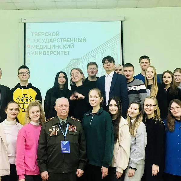 Студенты ТвГМУ встретились с ветераном боевых действий С.В. Барковым - фото 5
