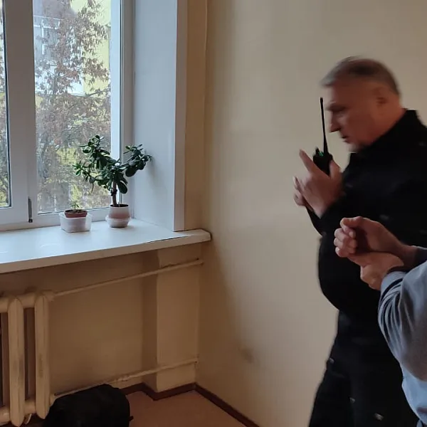 Тактико-специальная тренировка по антитеррористической защищенности университета и ликвидации возгорания в следствие теракта, 20 октября 2023 г. - фото 10
