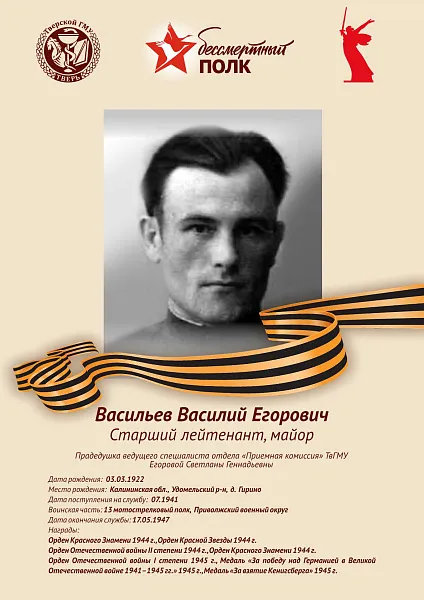 Васильев Василий Егорович