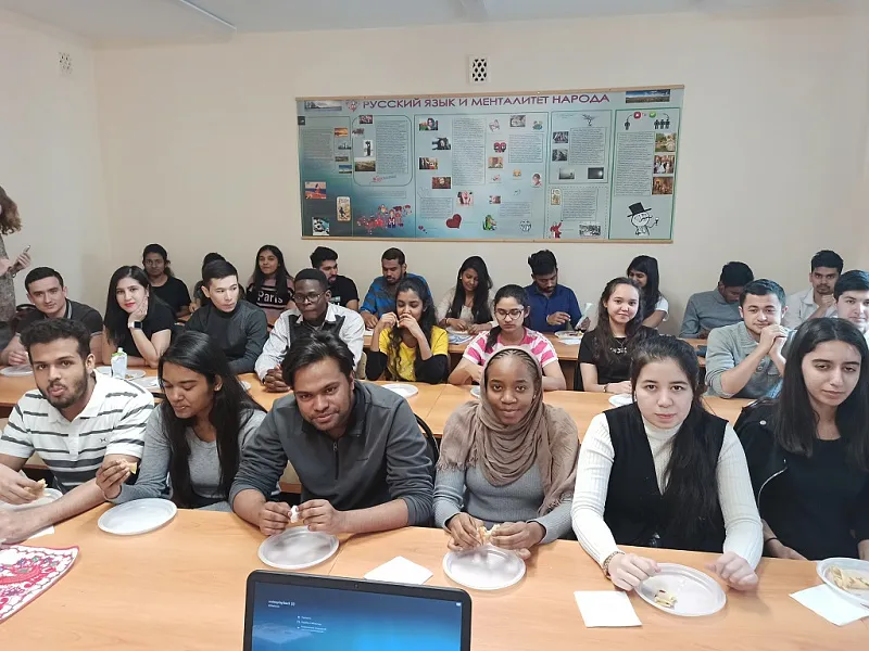 Иностранные учащиеся ТГМУ – участники широкой масленицы