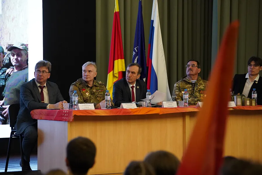  В Тверском медвузе прошла патриотическая встреча «Защищая Отечество»