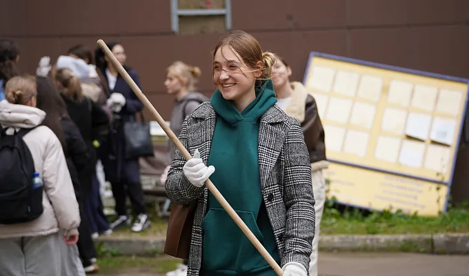 Студенты Тверского медуниверситета приняли участие в экологической акции «Лес Победы»