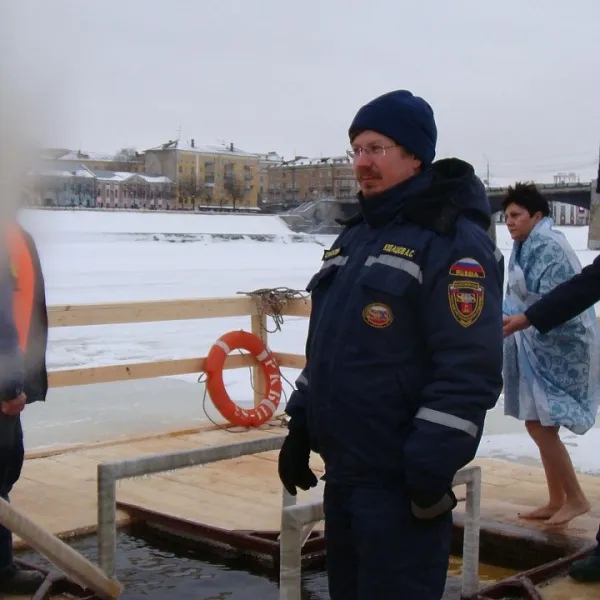 Участие отярда Спасатель в обеспечении безопасности на Крещенских купаниях - фото 6