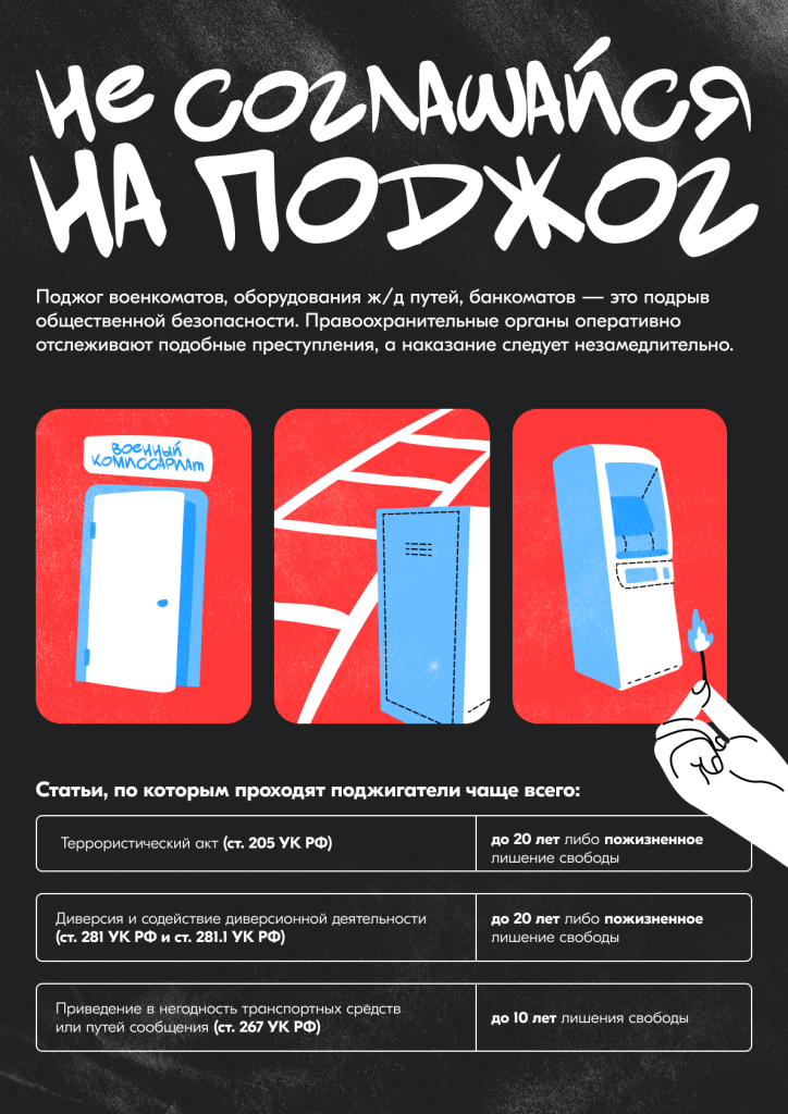 Не соглашайтесь на поджог