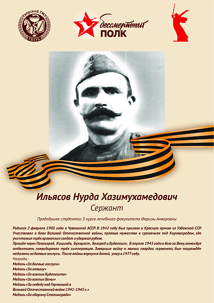 Ильясов Нурда Хазимухамедович