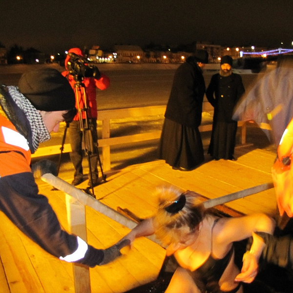 Участие отярда Спасатель в обеспечении безопасности на Крещенских купаниях - фото 33