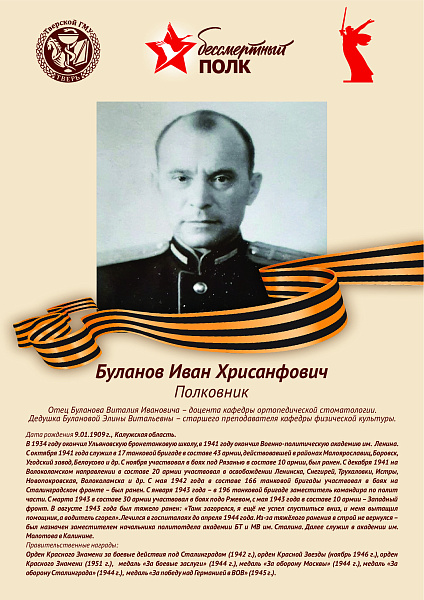 Буланов Иван Хрисанфович