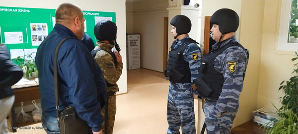 Тактико-специальная тренировка по антитеррористической защищенности университета и ликвидации возгорания в следствие теракта